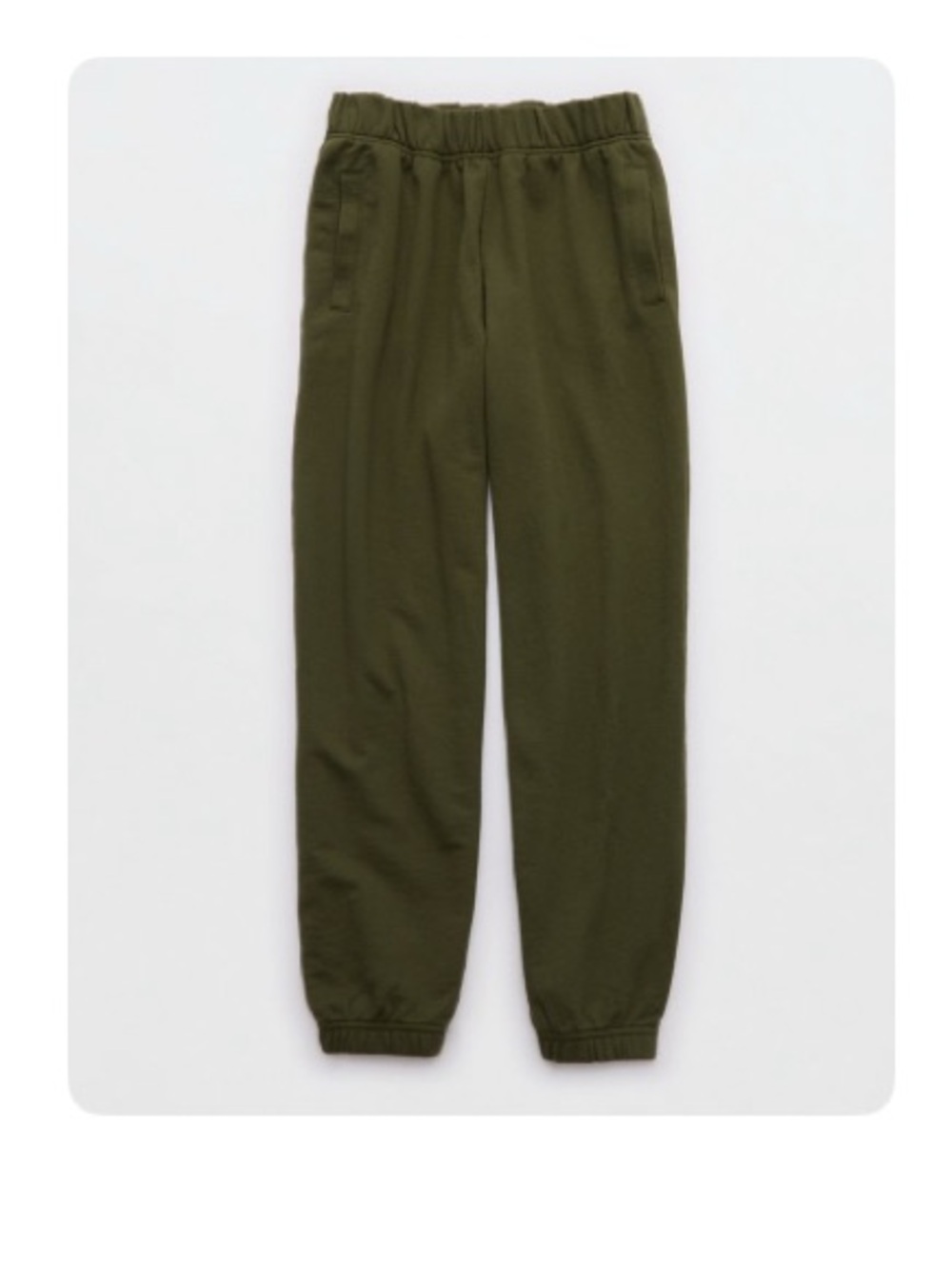 NWT Aerie Olive Green Jogger Pants